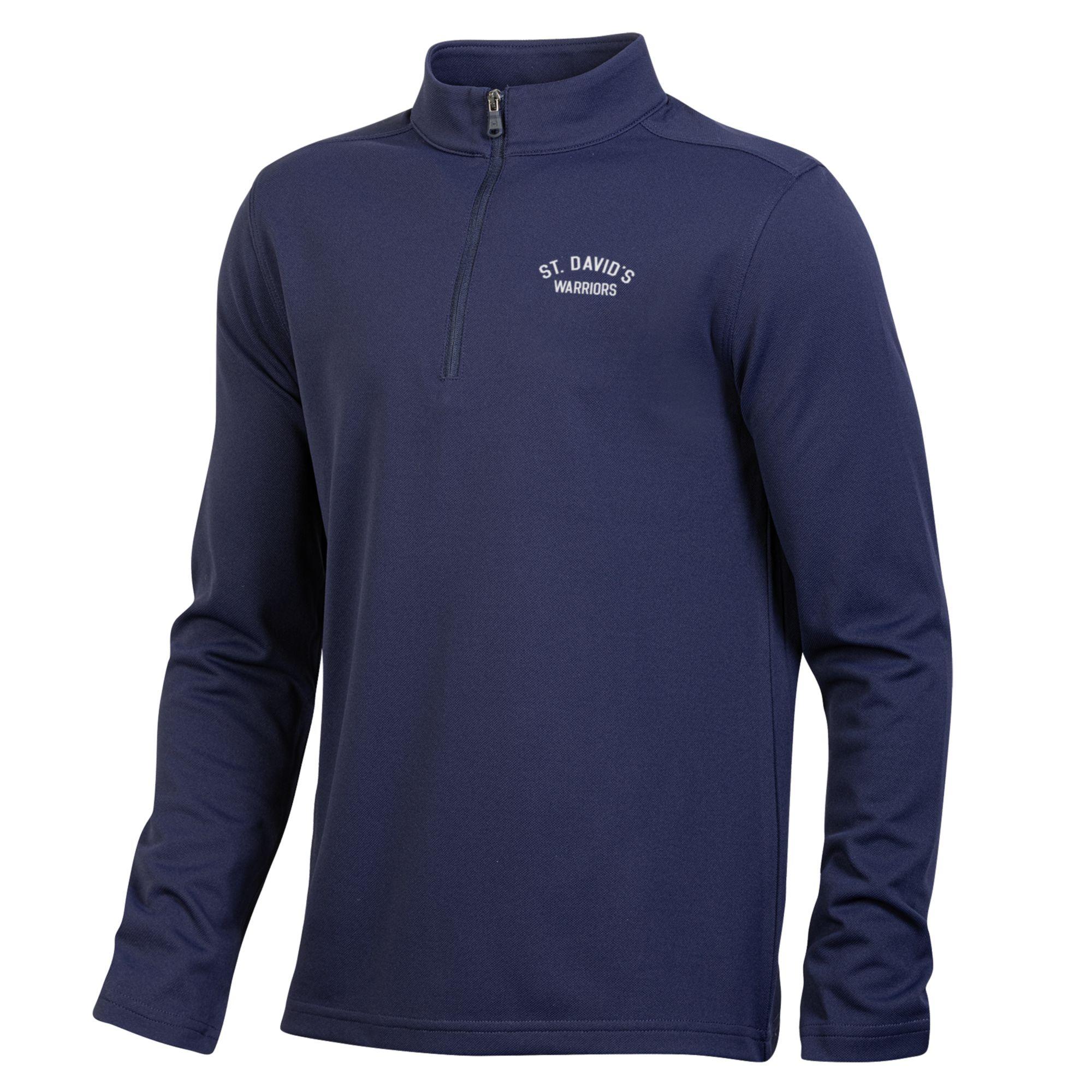 Navy Youth Under Armour 1/4 Zip | St. David's School Warrior Store